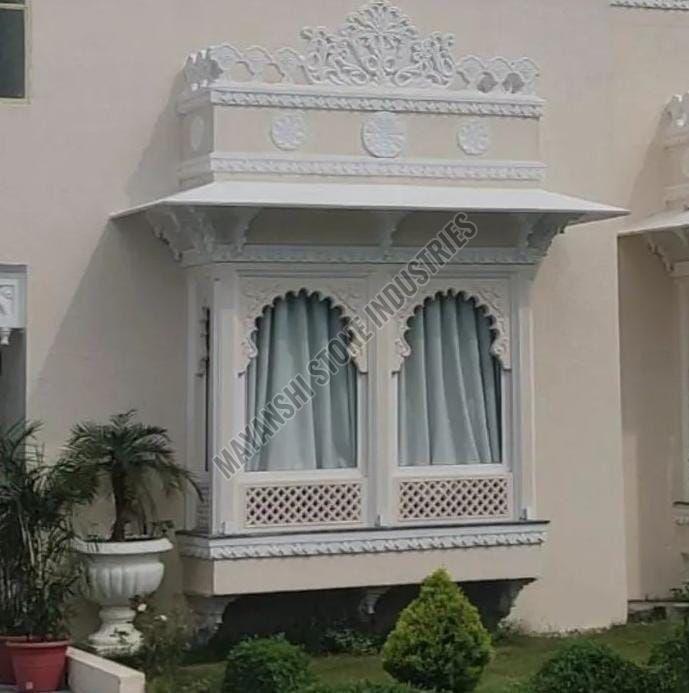 Red Sandstone Window Jali