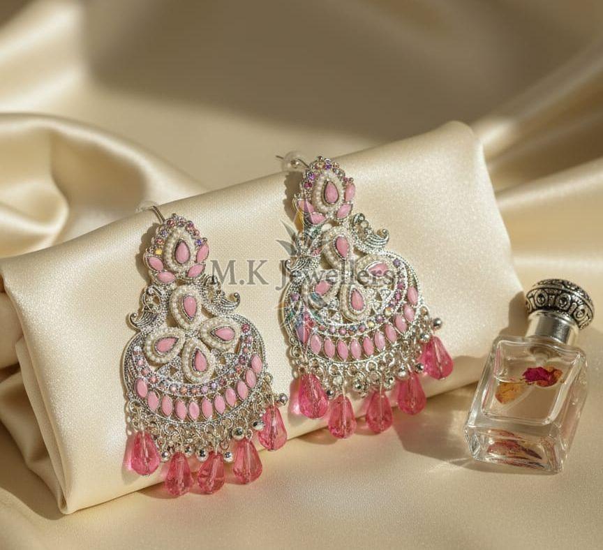 Ladies Pale Chestnut Designer Drop Earrings