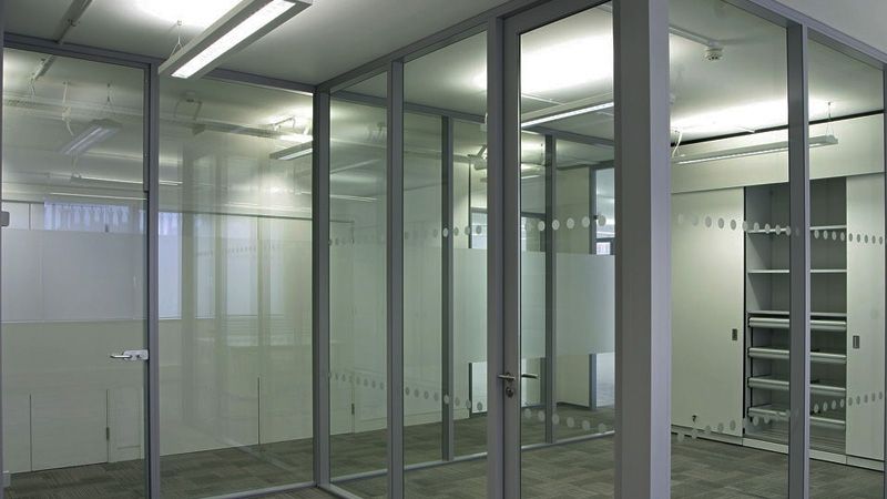 Premium Aluminium Frame Glass Partition System