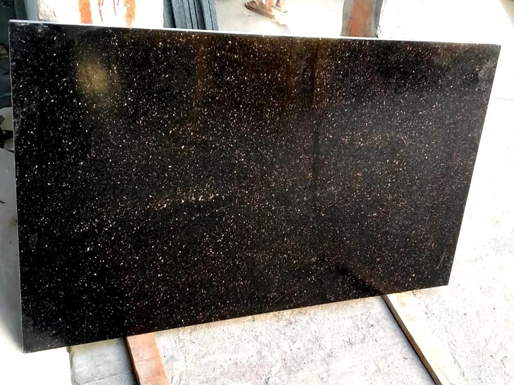 Black Galaxy Granite Slab