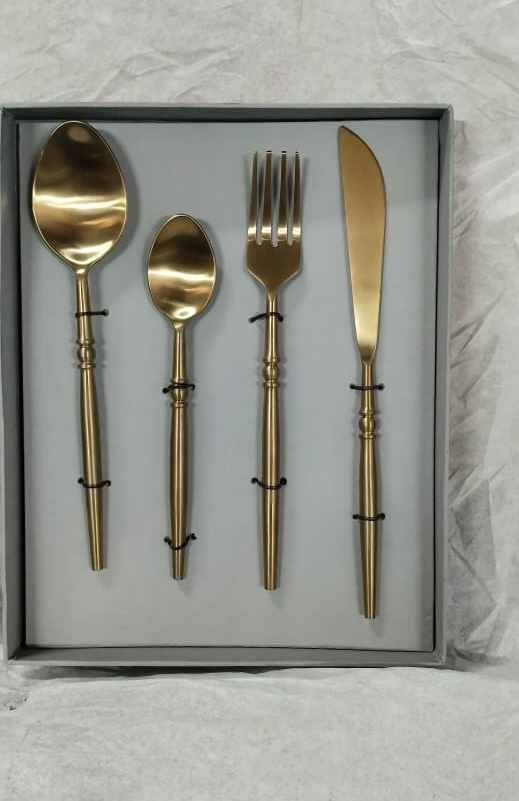 Brass Kitchen Cutlery Set