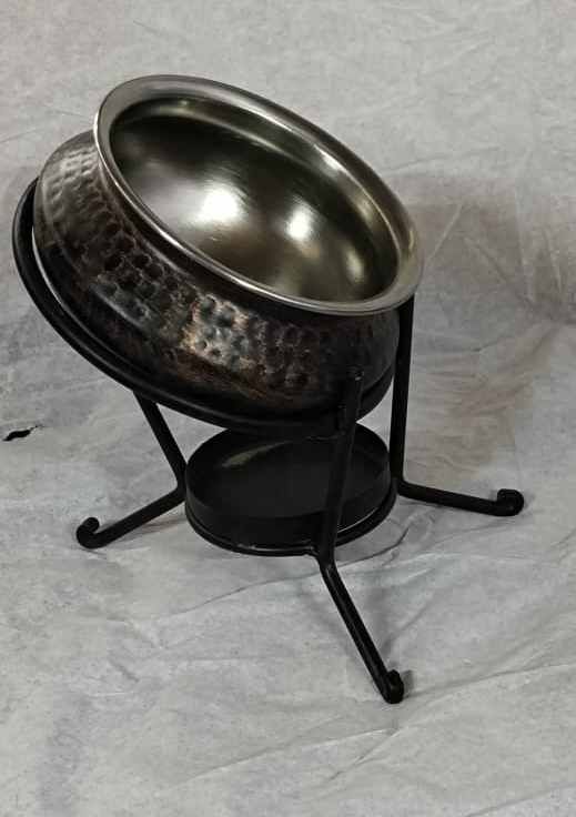 Flat Antique Stainless Steel Handi