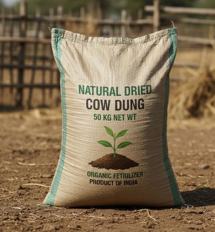 Dry Cow Dung Powder