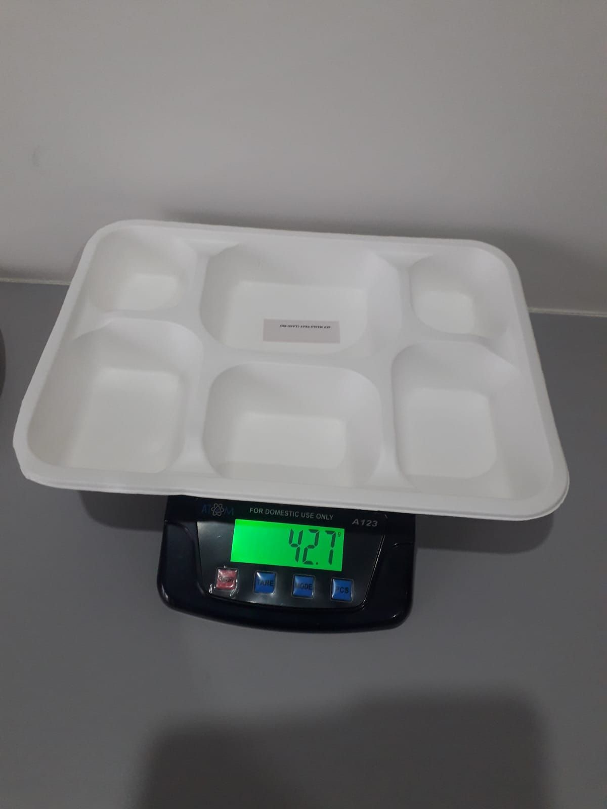 Eco Friendly 6 Section Bagasse Food Tray