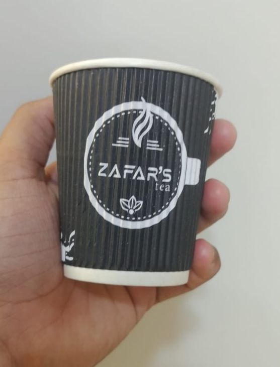 Premium Ripple Wall Paper Tea Cup for Hot Beverages