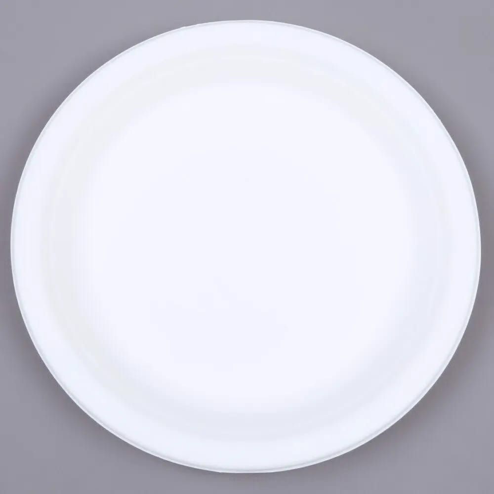 Sugarcane Bagasse Plain Round Meal Plate