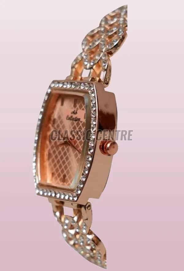 Rose Gold Women Stylish Analog Watch