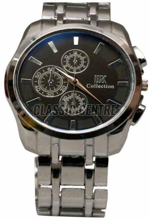 Silver Stainless Steel Analog Men Watch