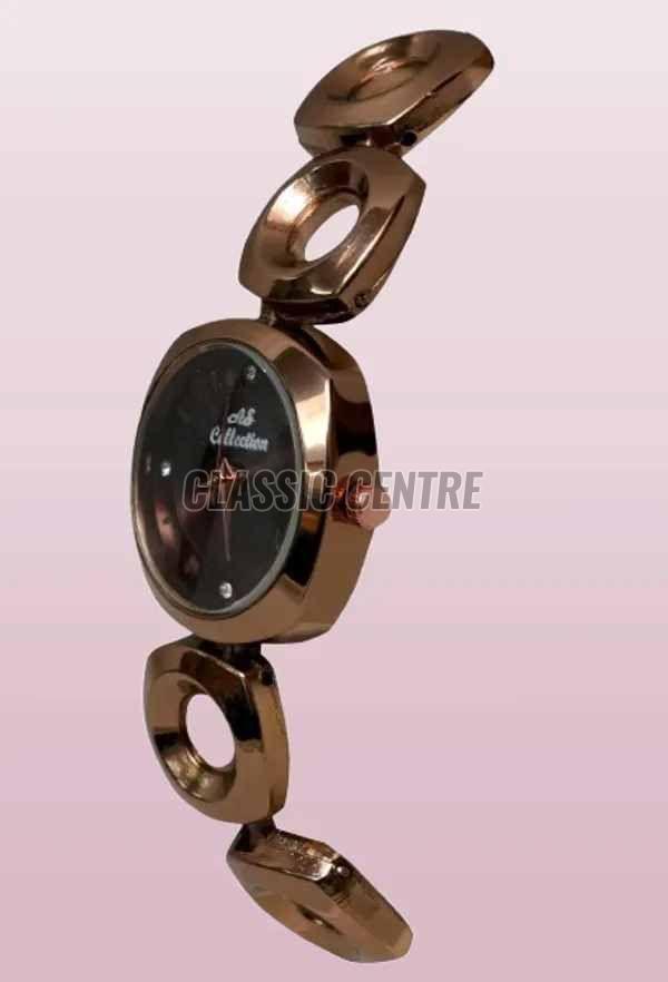 women stainless steel analogue watch