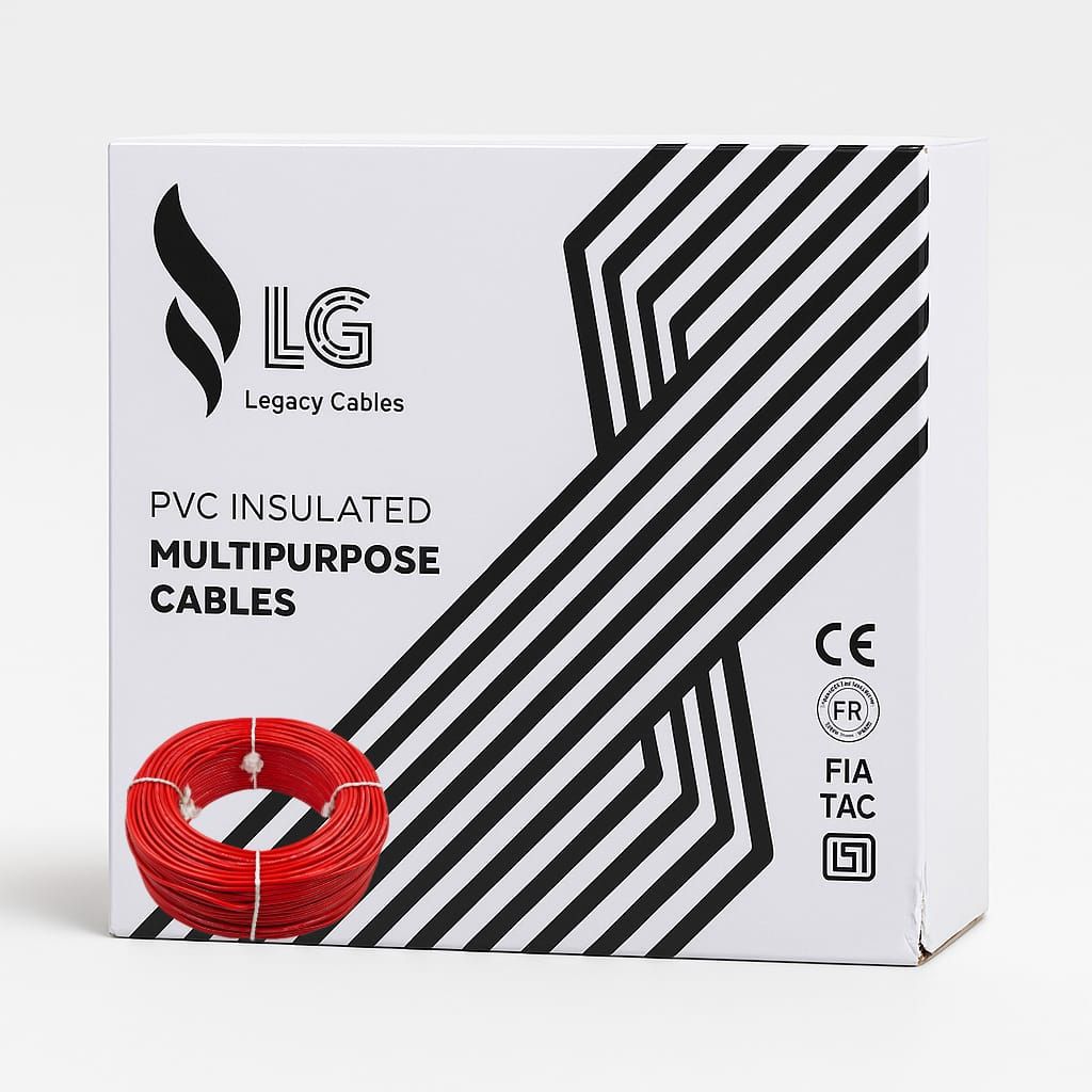 PVC Insulated Multipurpose Red Cable