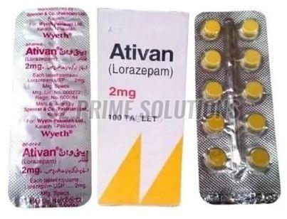 Ativan Lorazepam 2mg Tablets