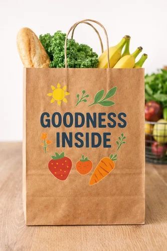 Brown Paper Grocery Bag