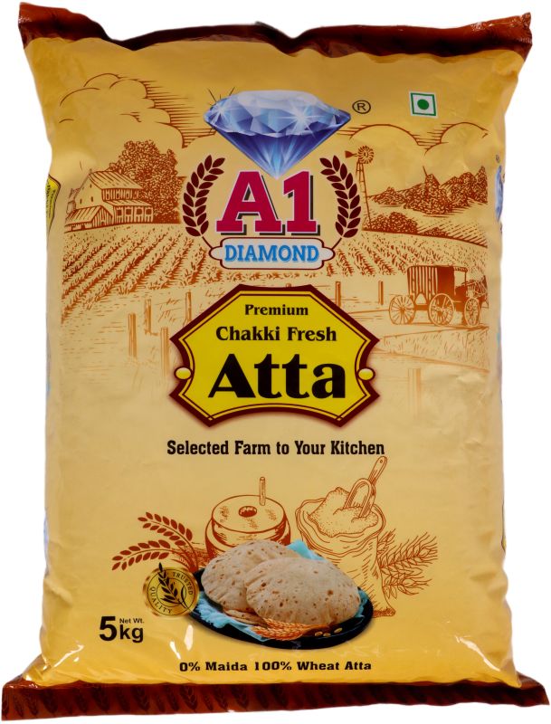 5 Kg A1 Diamond Chakki Fresh Atta