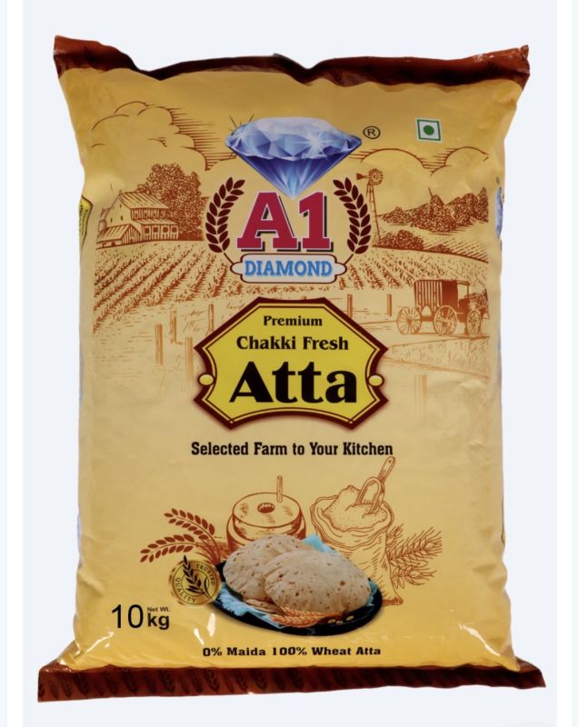 10 Kg A1 Diamond Premium Chakki Fresh Atta