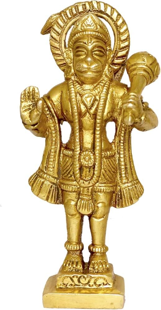 Brass Hanuman Statue