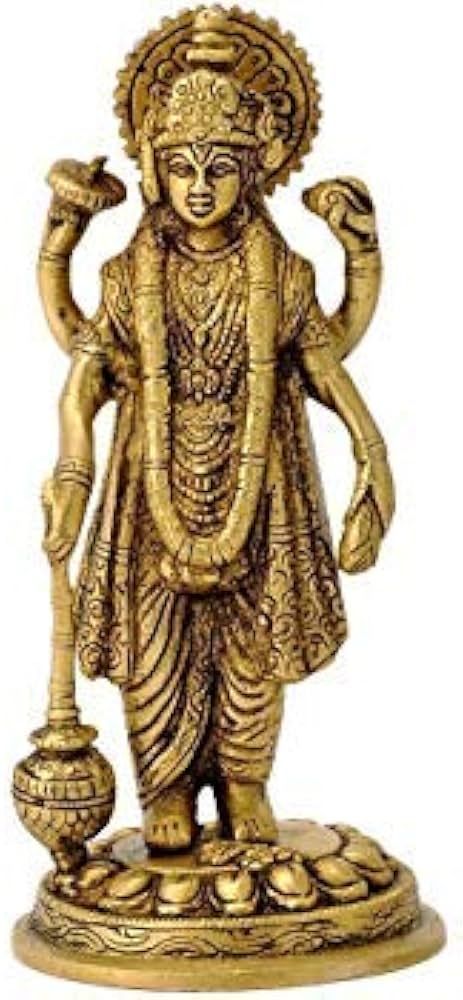 Brass Vishnu Statue