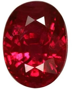 Oval Red Garnet Gemstone