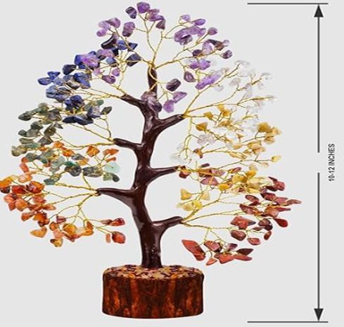 Seven Chakra Crystal Tree