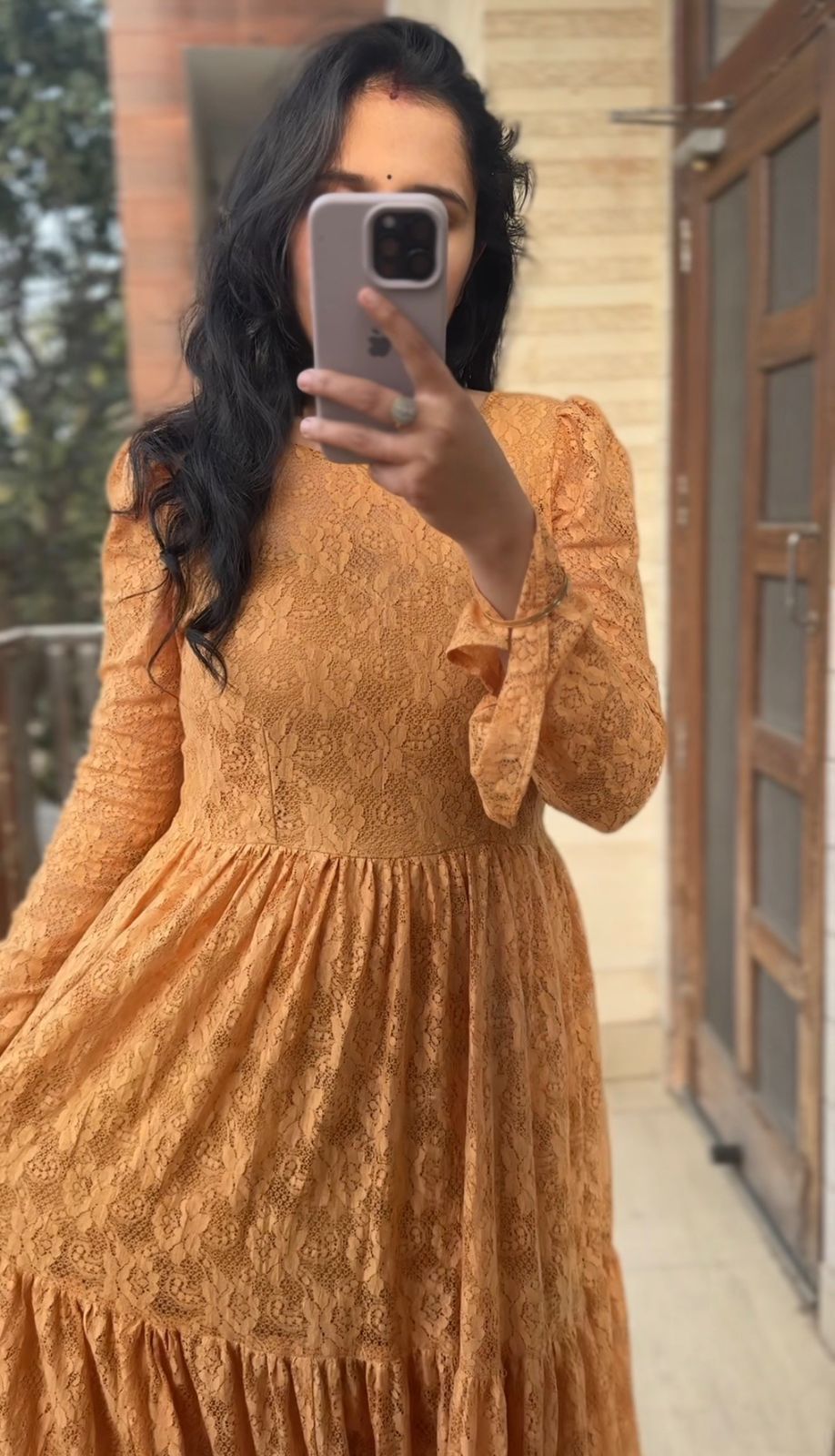 Trendy Yellow Western Gown
