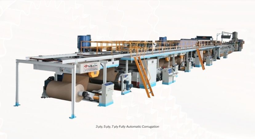 5 Ply Fully Automatic Corrugation Machine