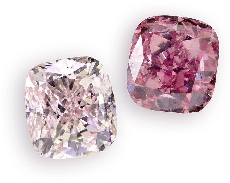 Cushion Cut Certified Natural Fancy Color Diamonds