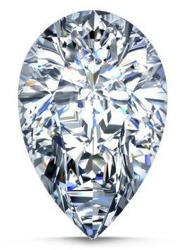 IGI Certified Pear Cut Lab Grown Diamonds