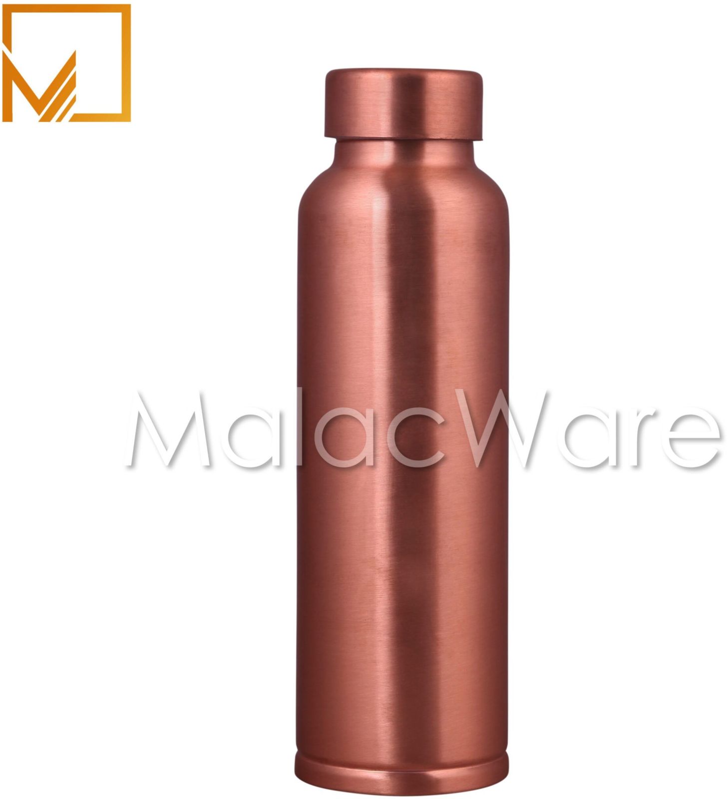 1000ml Matte Finish Pure Copper Water Bottle