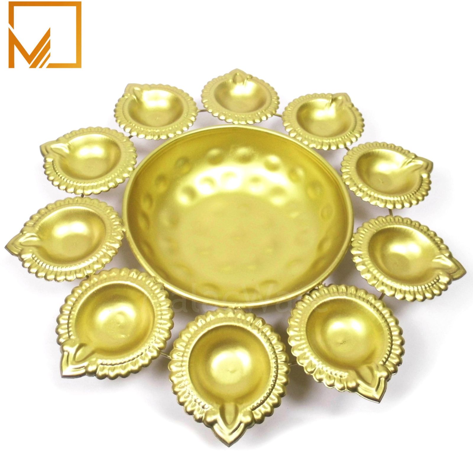 Golden Decorative Urli Diya