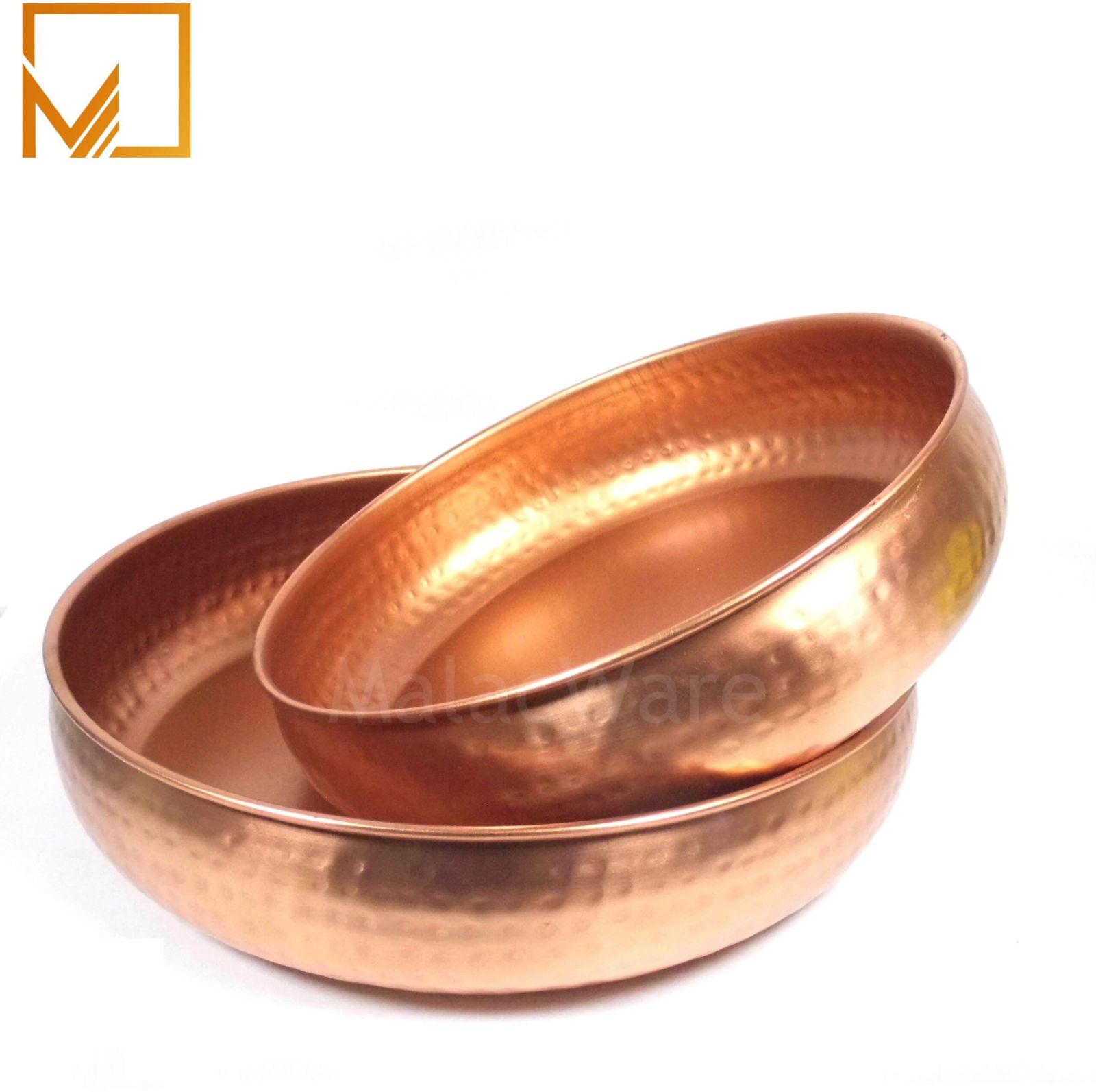 Hammered Finish Copper Urli Bowl
