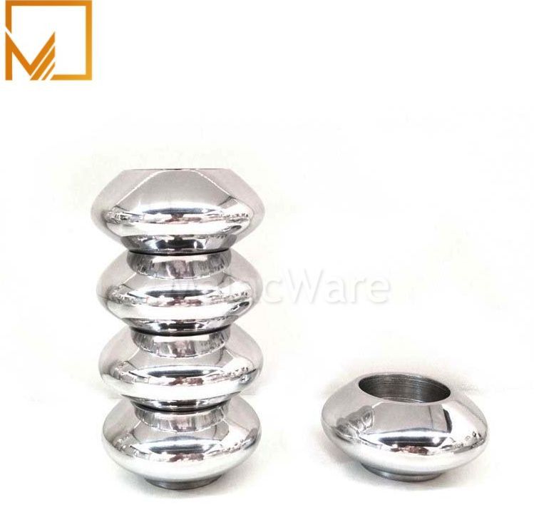 Handcrafted Aluminium Tea Light Stacking Candle Holder