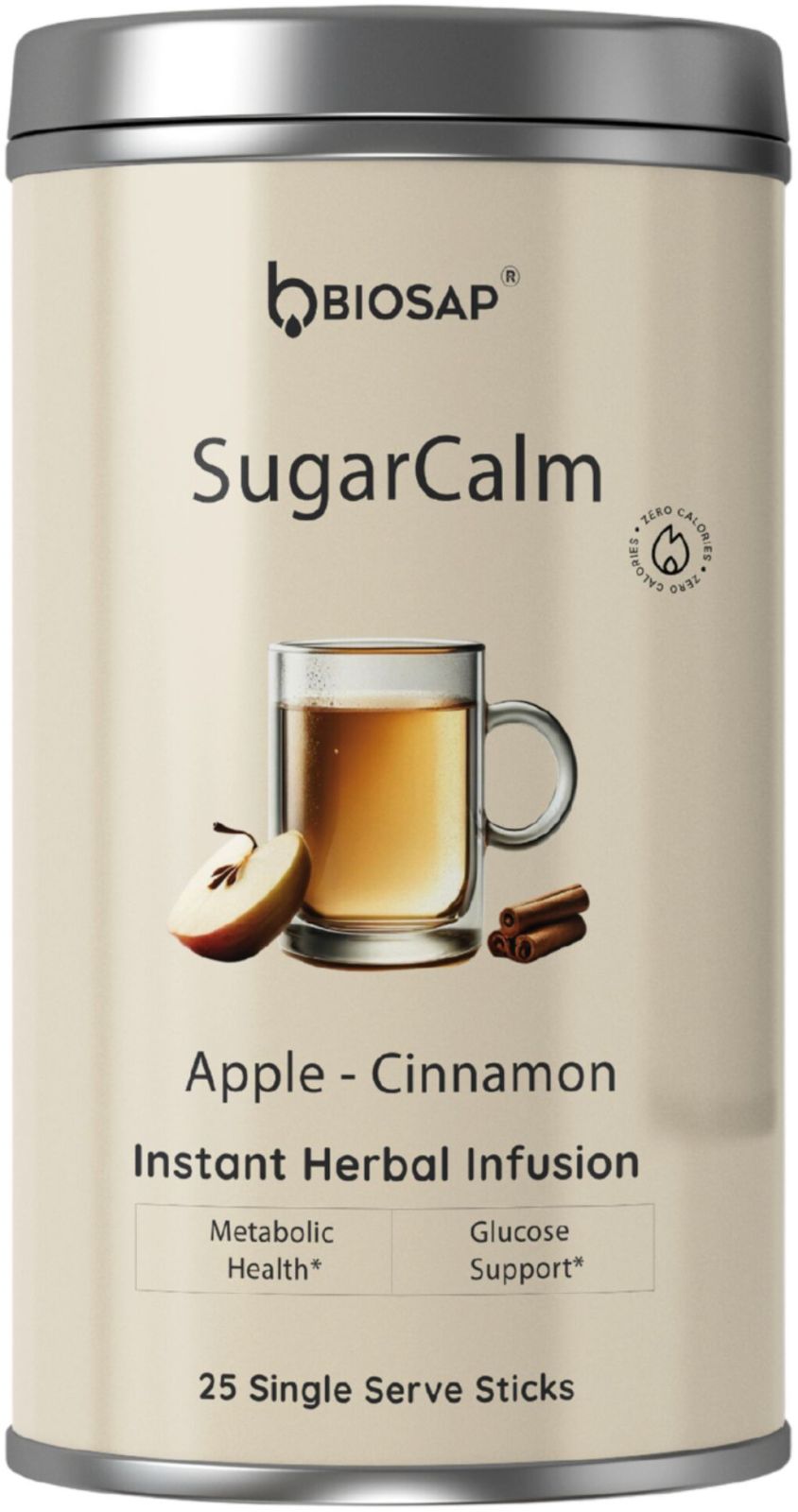 Sugar Calm Apple Cinnamon Herbal Tea