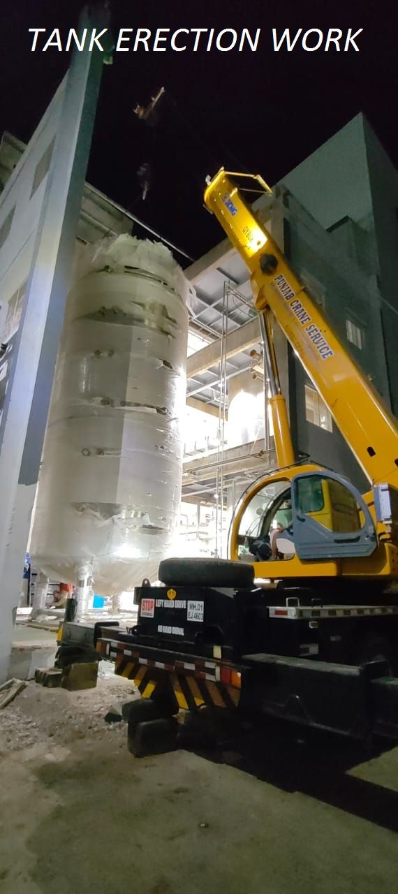 Industrial Tank Erection Work Service