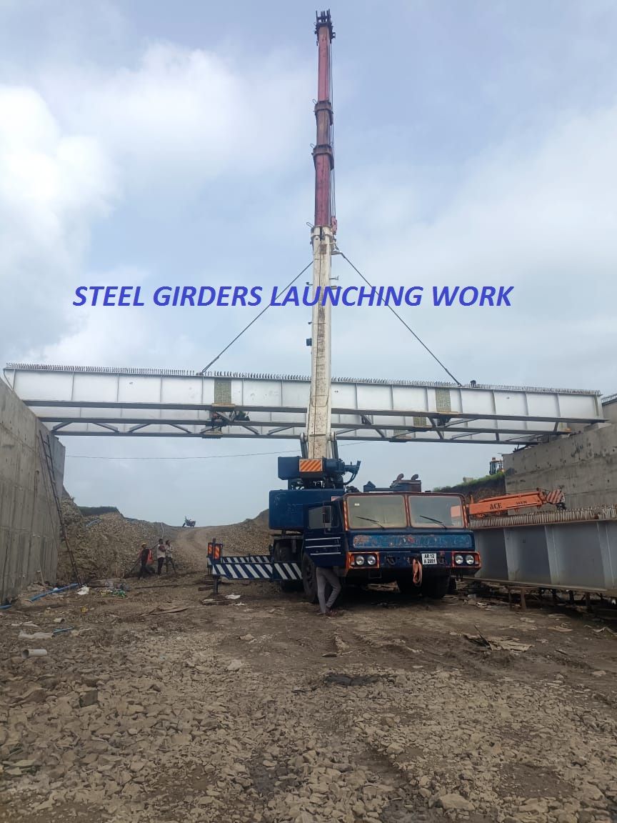 Mild Steel Girder Launching Services