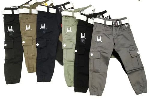 Girls Hosiery Cargo Pants