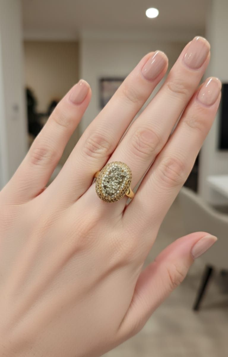 Artificial Stone Bridal Ring