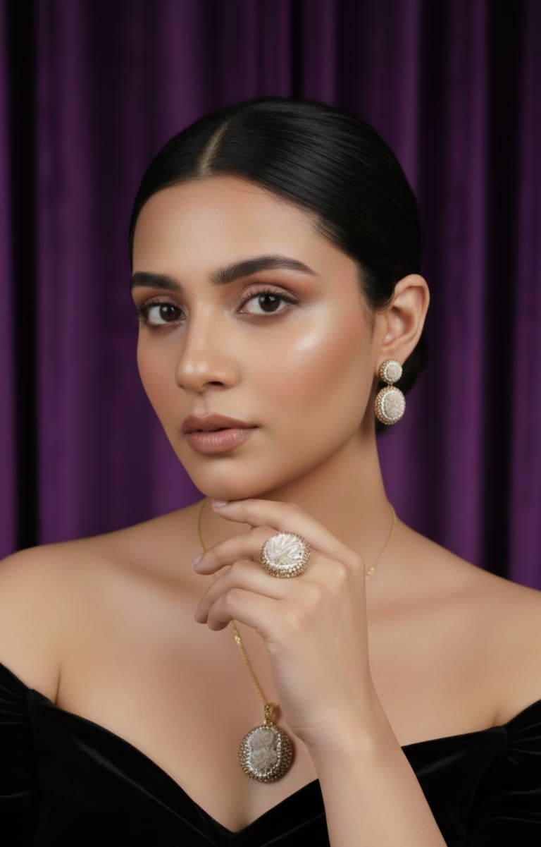 Designer Artificial Pendant Set