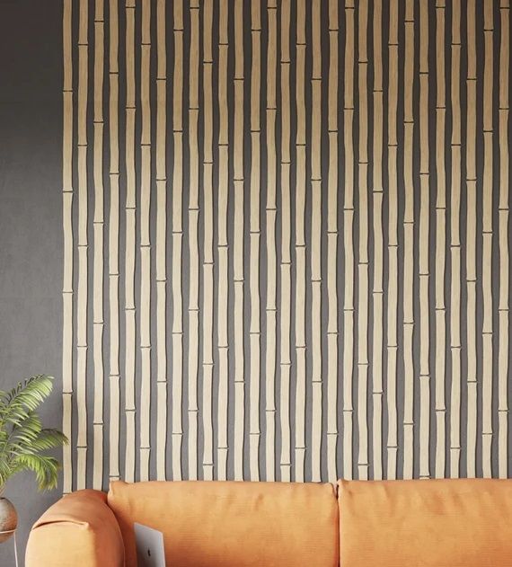 Brown Bamboo Wall Panel