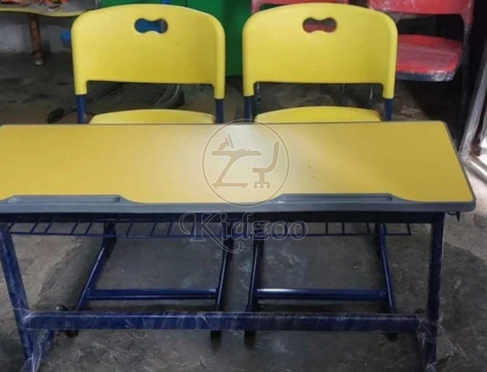 2 Seater School Desk and Chari Set