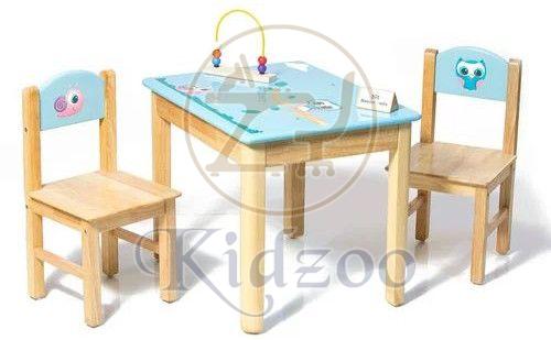 Animal Theme Wooden Kids Sturdy Table