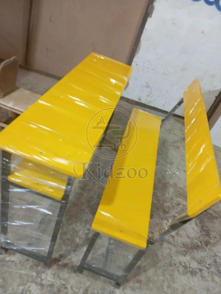 Laminated Wooden School Desk 2 Seater