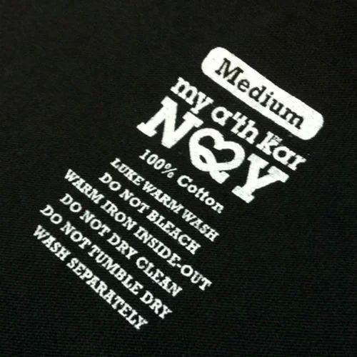 T-Shirt Printed Labels