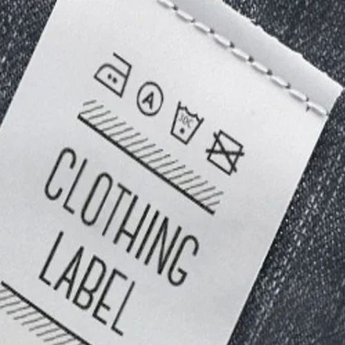 White Clothing Labels