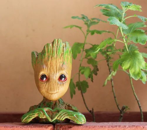 Baby Groot Resin Showpiece