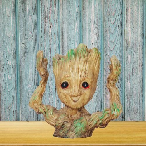 Brown Resin Groot Showpiece