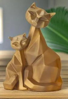 Decorative Resin Cat Showpiece