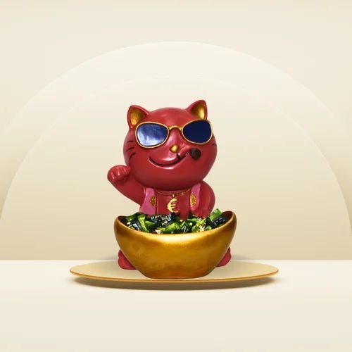 Dog Storage Resin Showpiece Statue