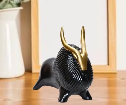 Handcrafted Black Yak Showpiece