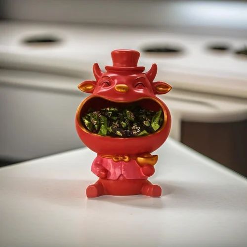 Laughing Cat Figure Statue