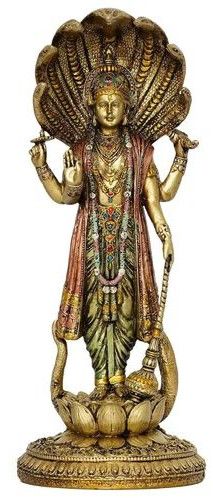 Polyresin God Vishnu Statue