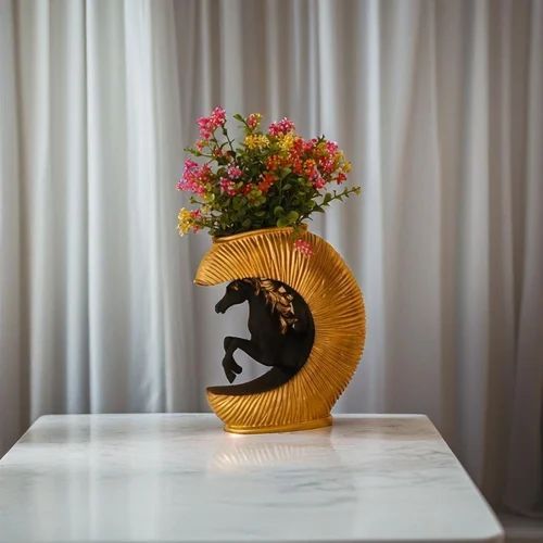 Polyresin Horse Flower Pot Statue